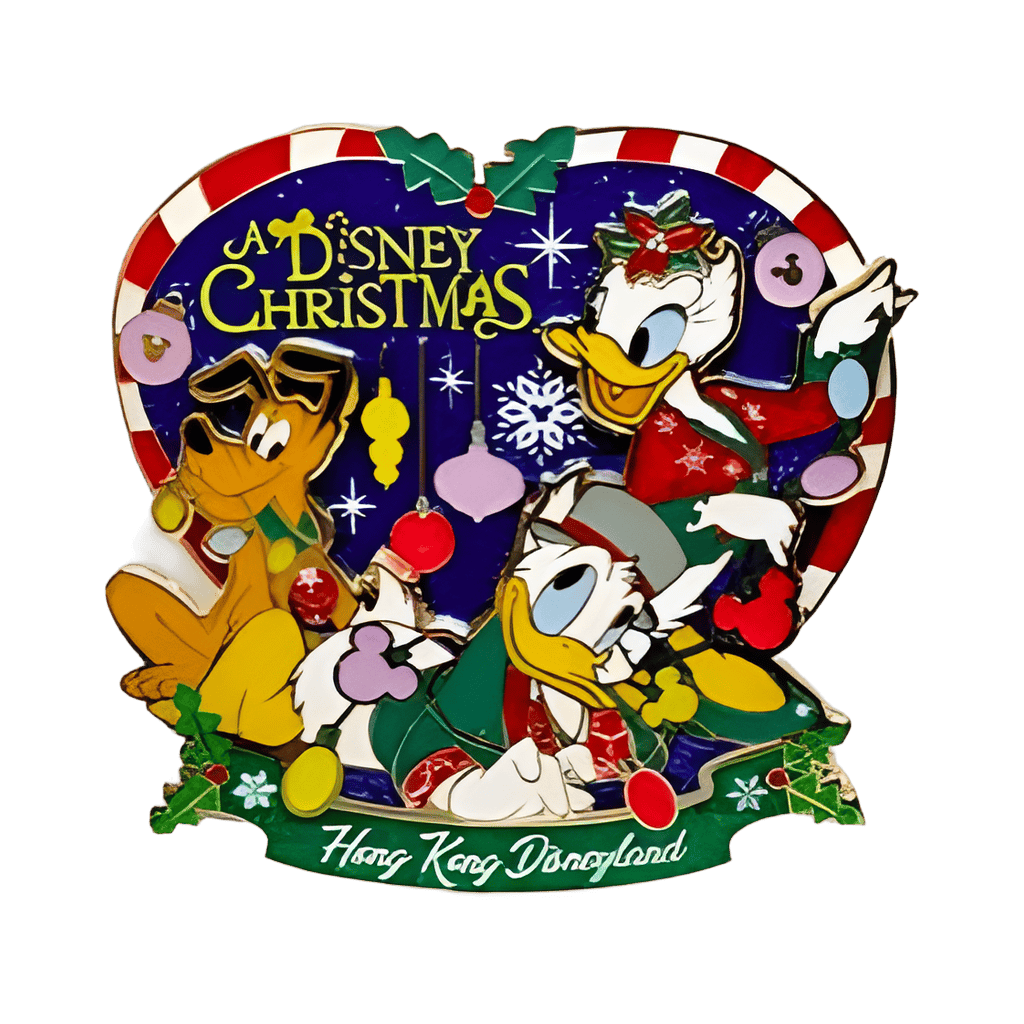 Donald, Daisy and Pluto Christmas Heart Disney pin