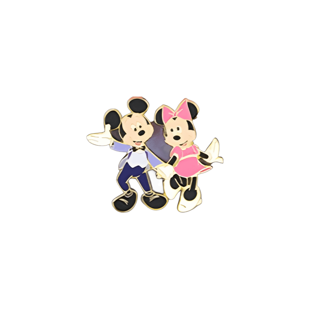 Date Nite Framed Set - Mickey and Minnie Holding HandS Disney pin