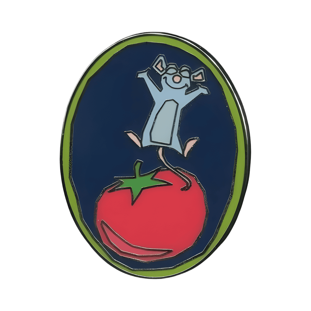 Remy with Tomato Disney pin