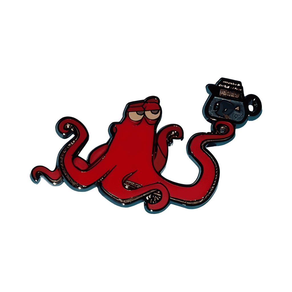 Hank the Octopus Disney pin
