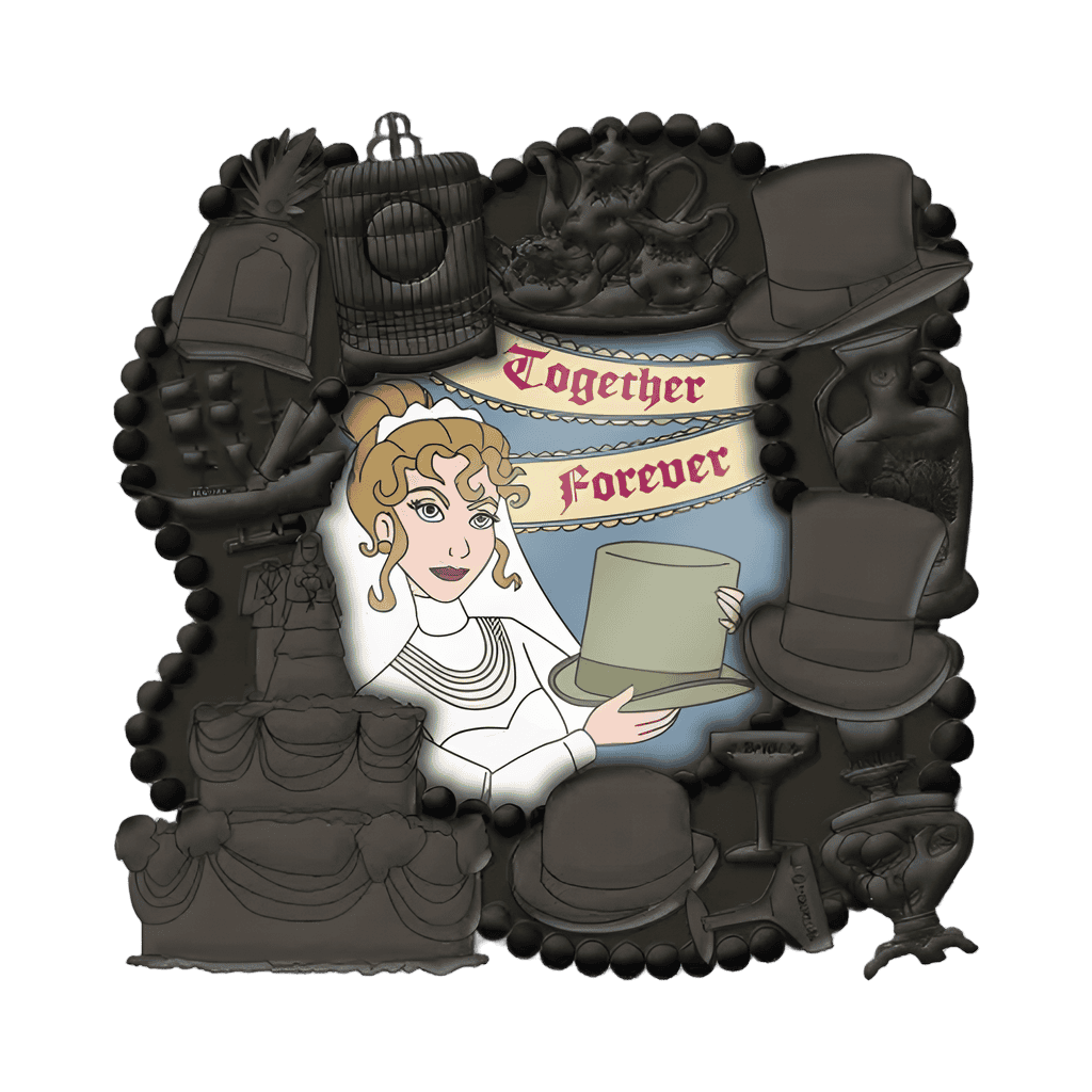 Haunted Mansion Bride Mini Jumbo Disney pin
