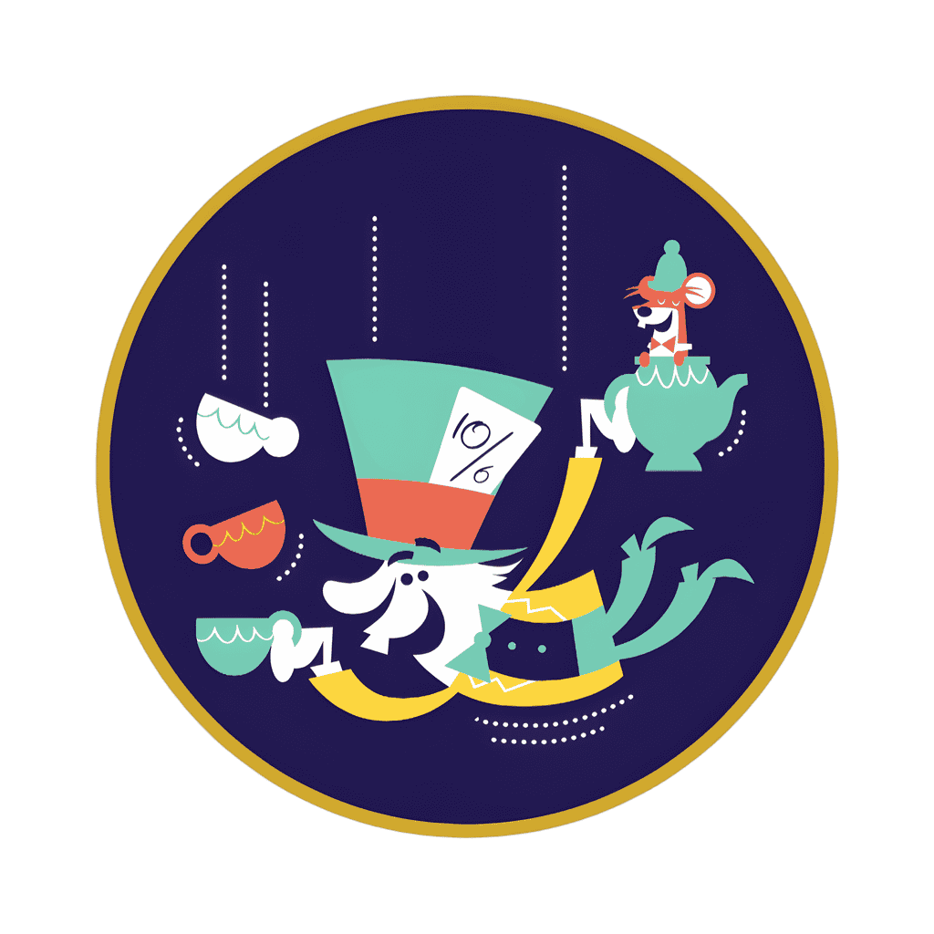 Mad Hatter Disney pin