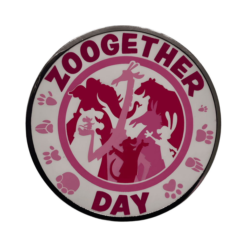 Project Team Merch - Zoogether Day Pink Logo Disney pin
