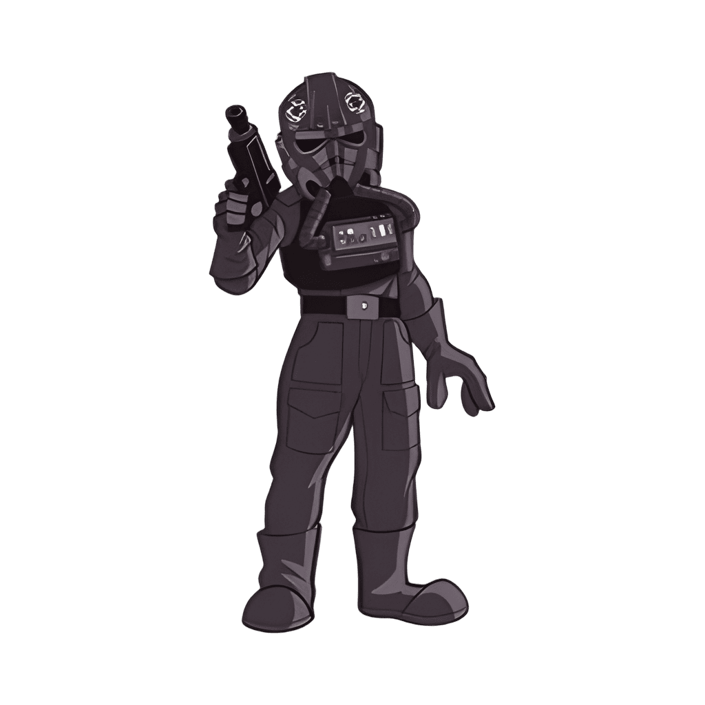 TIE Fighter Pilot Disney pin