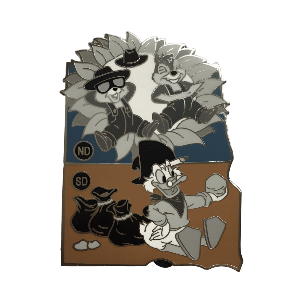 North Dakota and South Dakota CHASER Disney pin