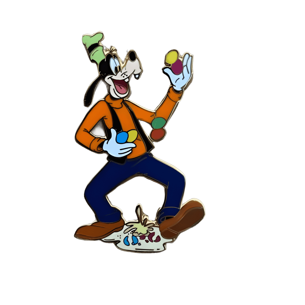 Goofy Juggling Easter Eggs Disney pin