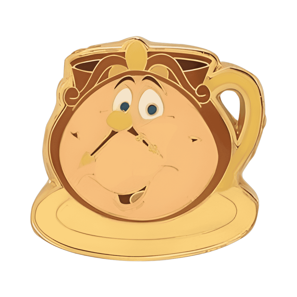 Beauty and the Beast - Cogsworth Teacup Disney pin