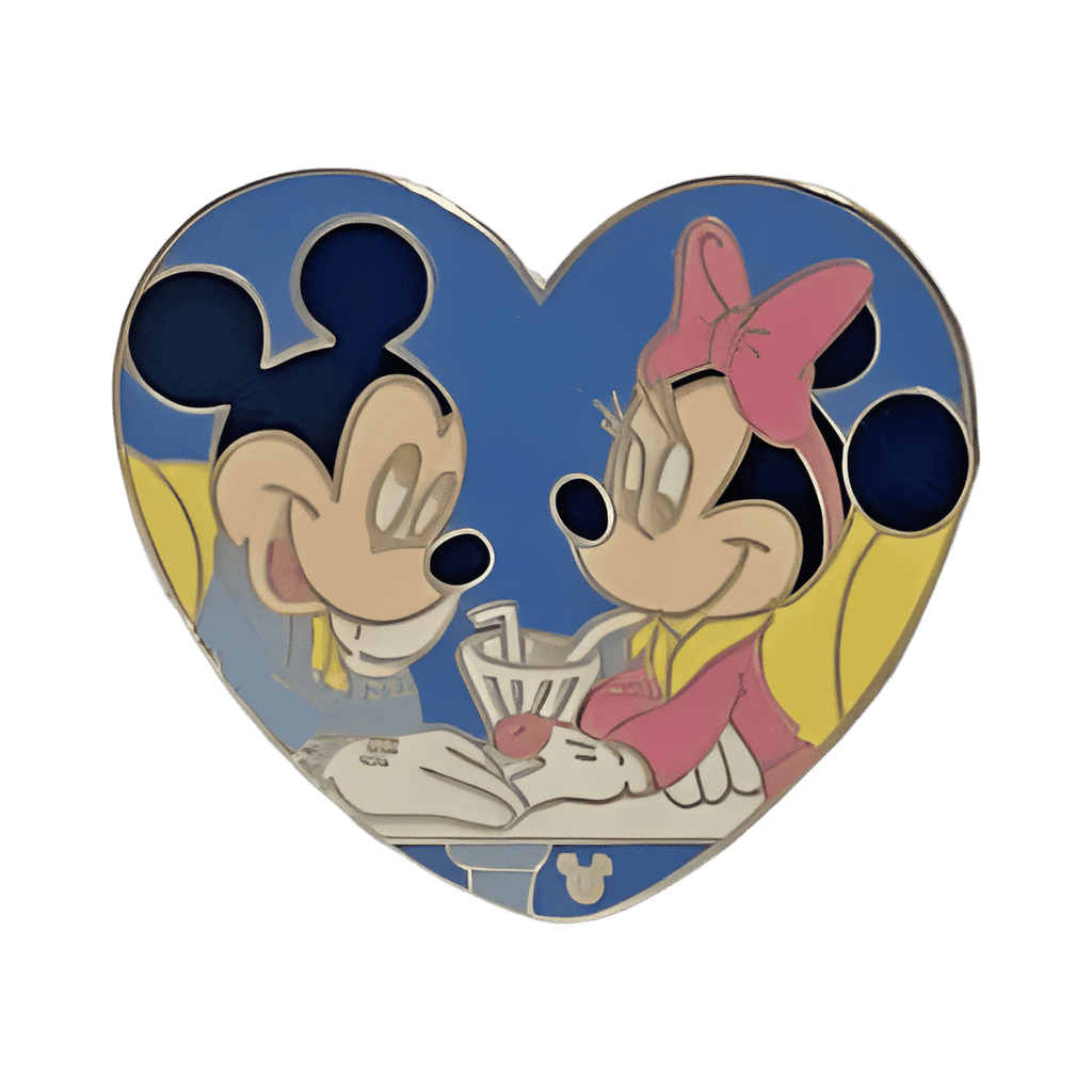 Mickey & Minnie Milkshake Date Disney pin