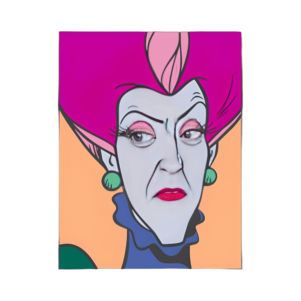 Lady Tremaine Square 3 Disney pin