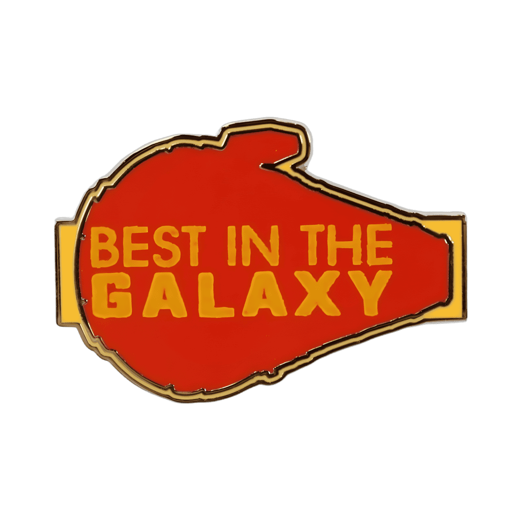 Millennium Falcon Silhouette Disney pin