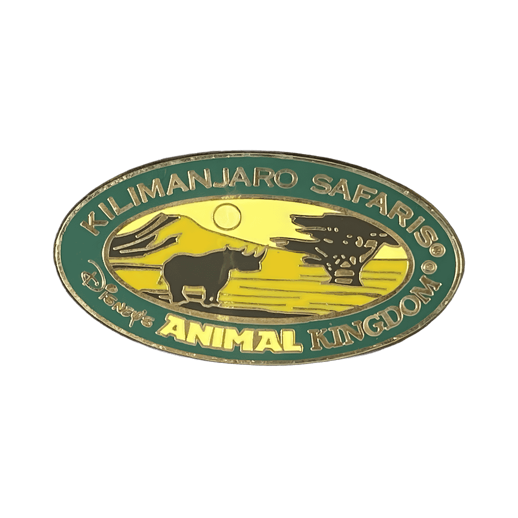 Oval Kilimanjaro Safaris Logo Disney pin