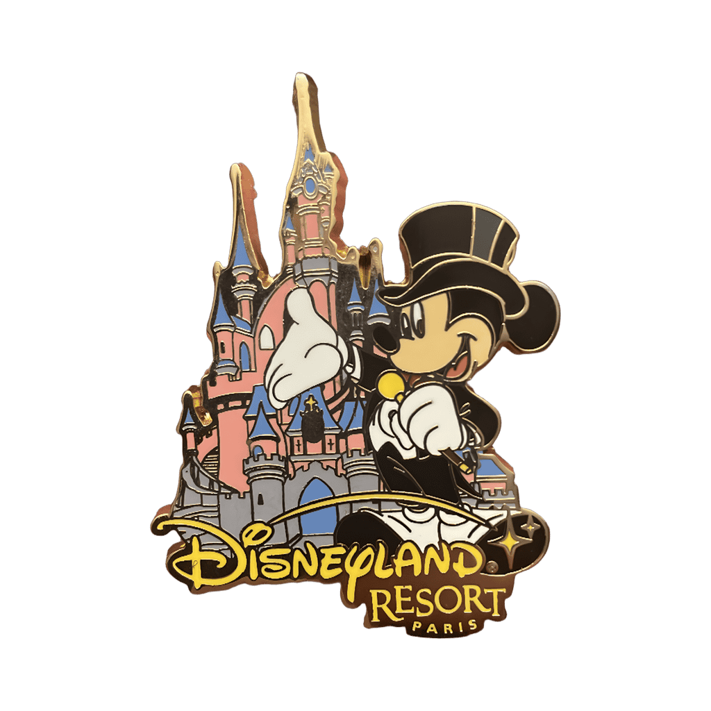 Disneyland Paris Mickey Mouse and Castle Disney pin