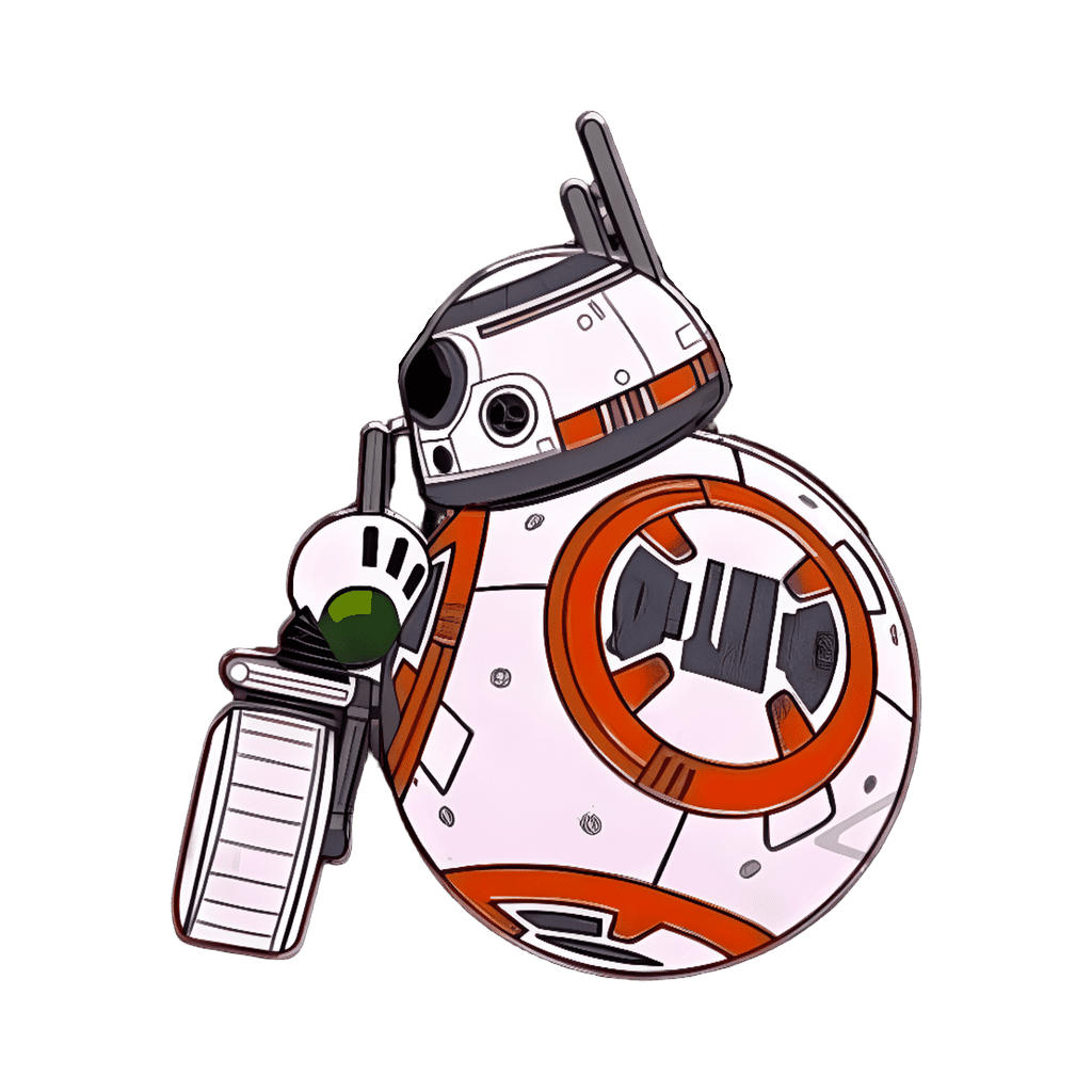BB-8 & D-0 Disney pin
