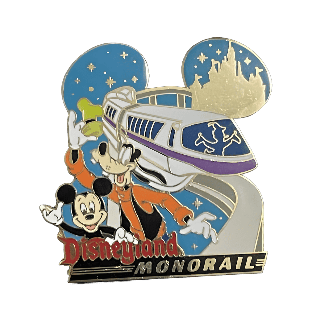 Disneyland Monorail Mickey and Goofy Disney pin
