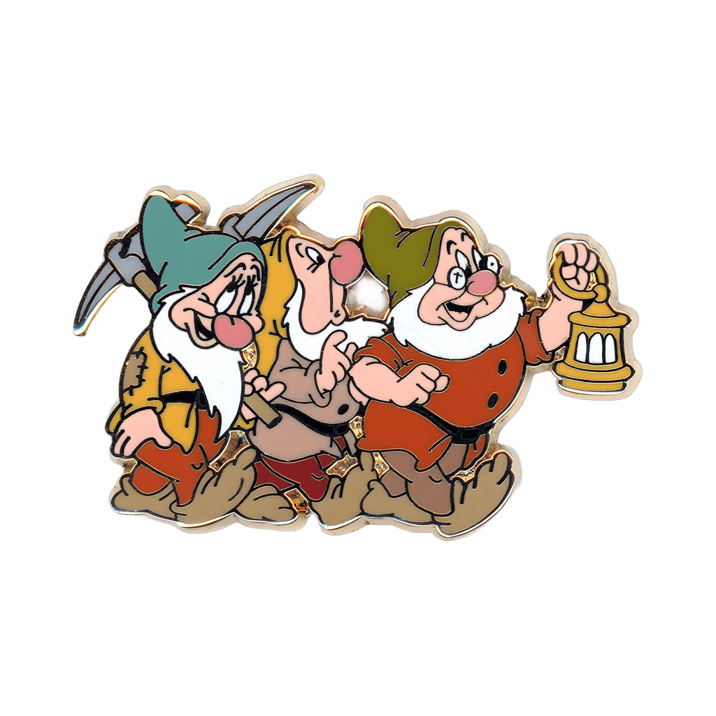 Bashful, Sneezy & Doc Disney pin