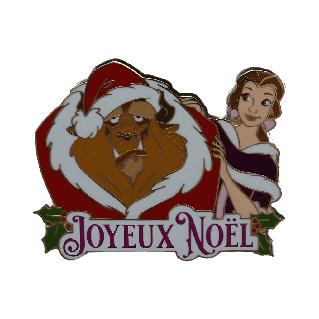 Beast and belle Disney pin