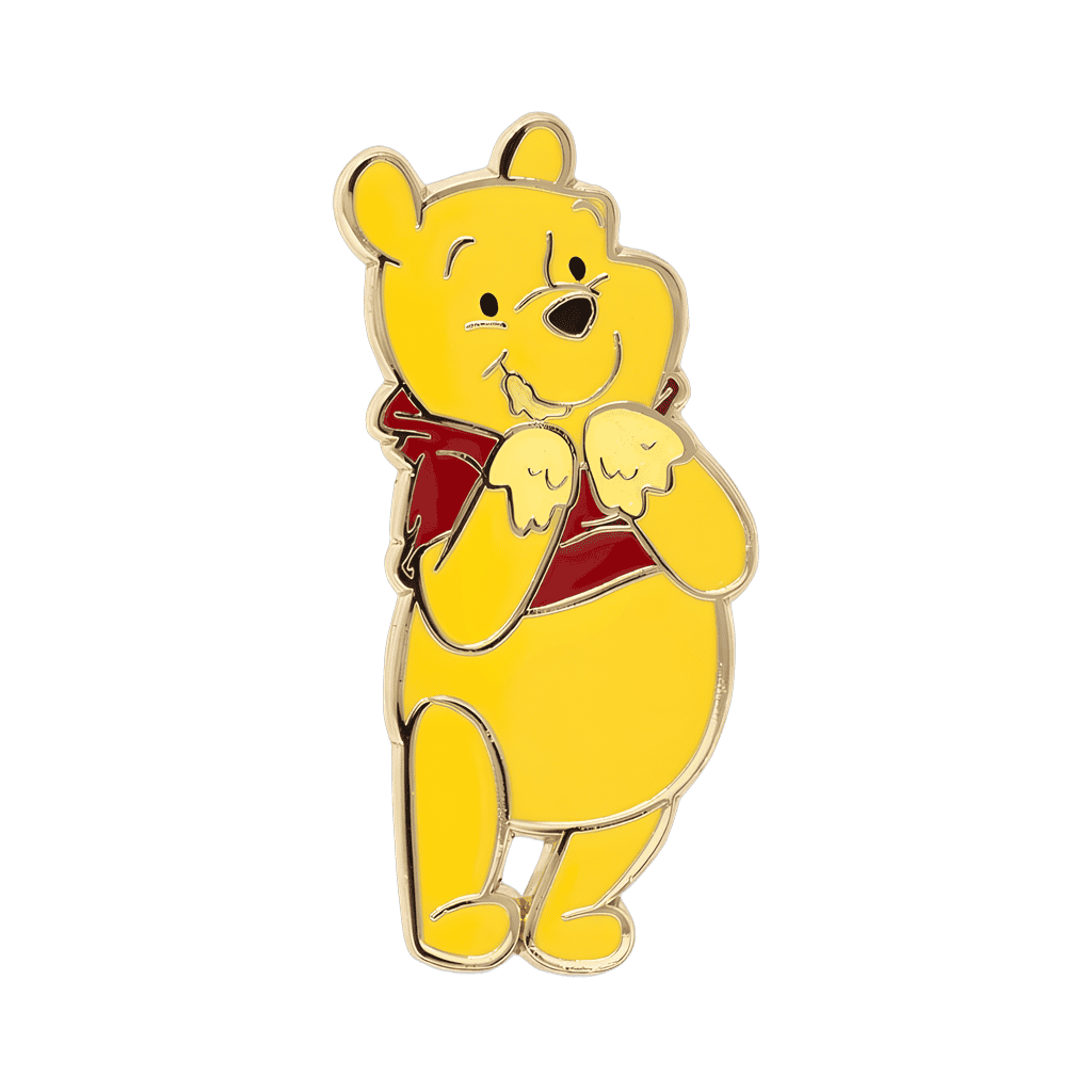 Pooh Bear with Hunny on Face and Hands Disney pin