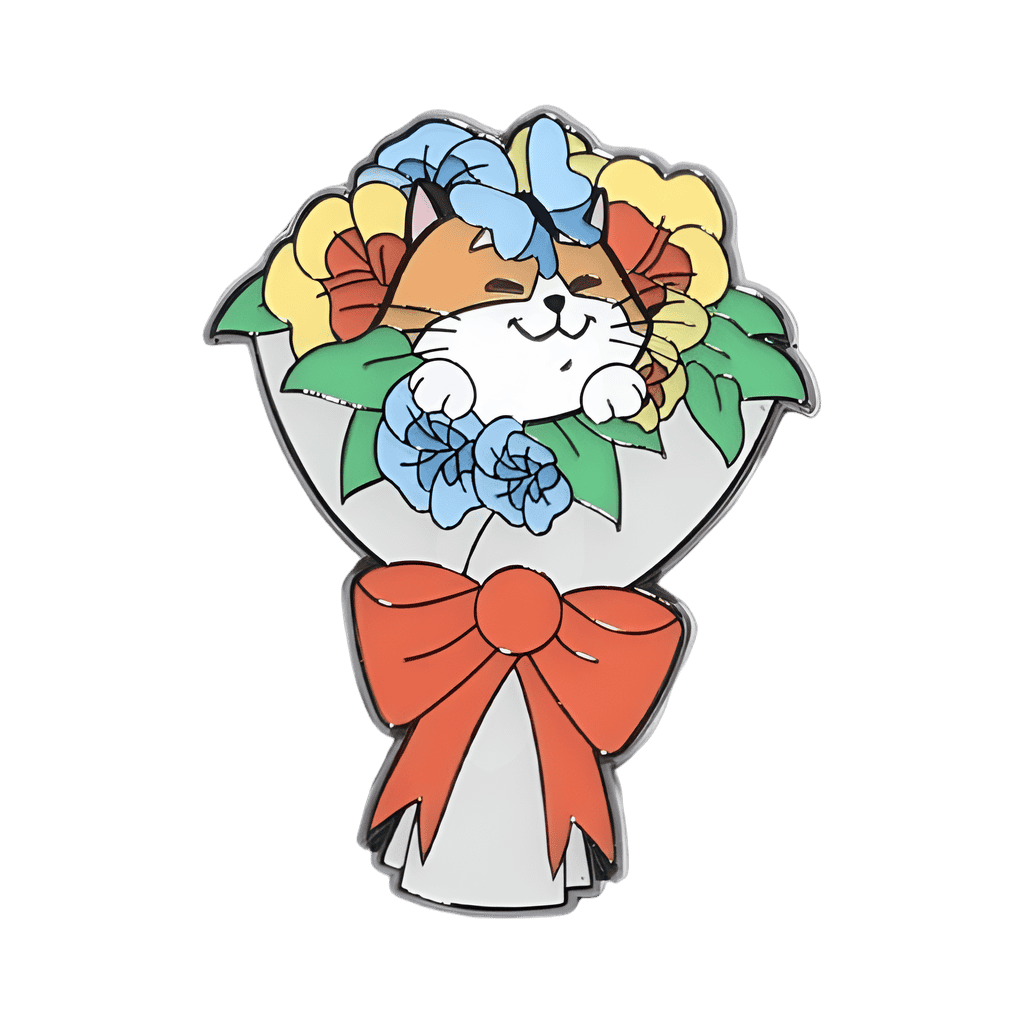 Mochi floral bouquet Disney pin