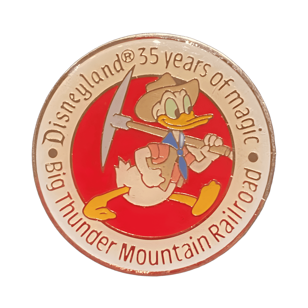 Donald Duck at Big Thunder Mountain Railroad Disney pin