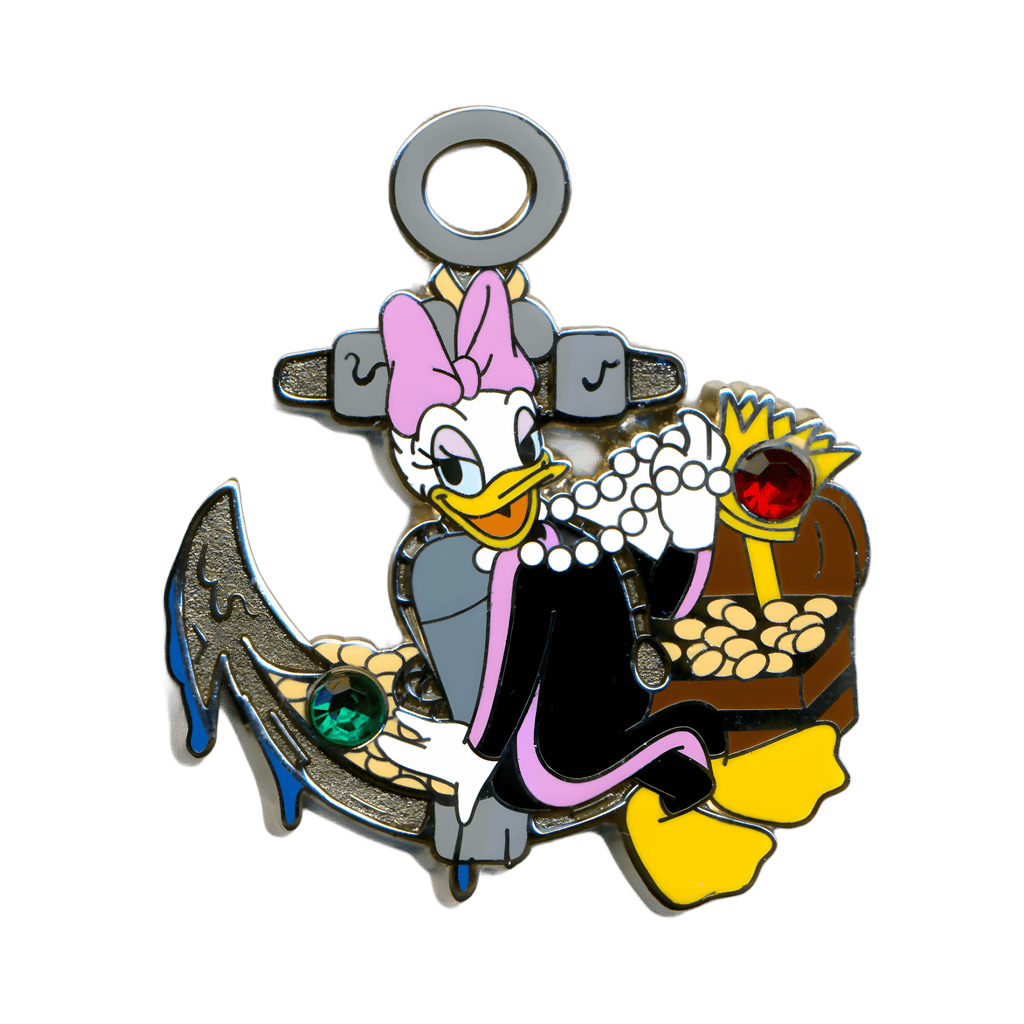Daisy Duck with a Treasure Chest Disney pin