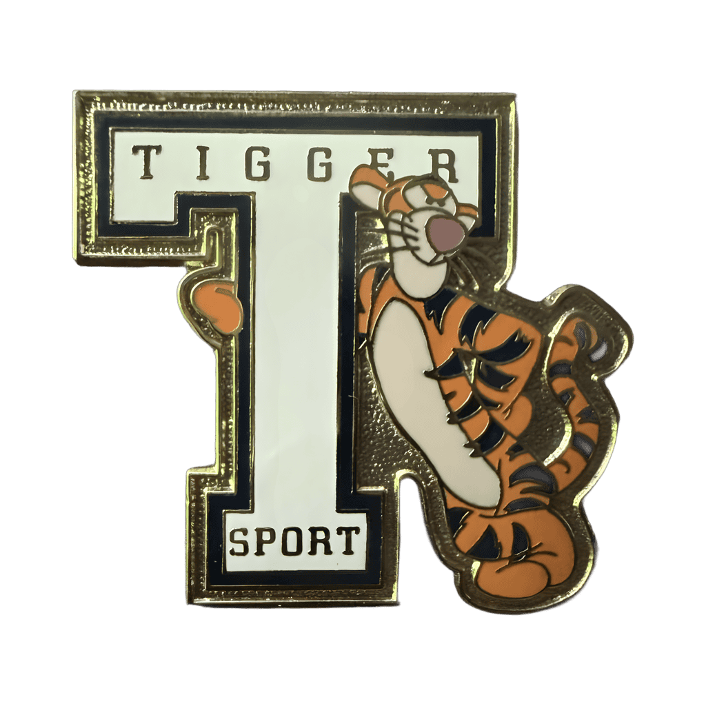 Tigger Sports "T" Disney pin