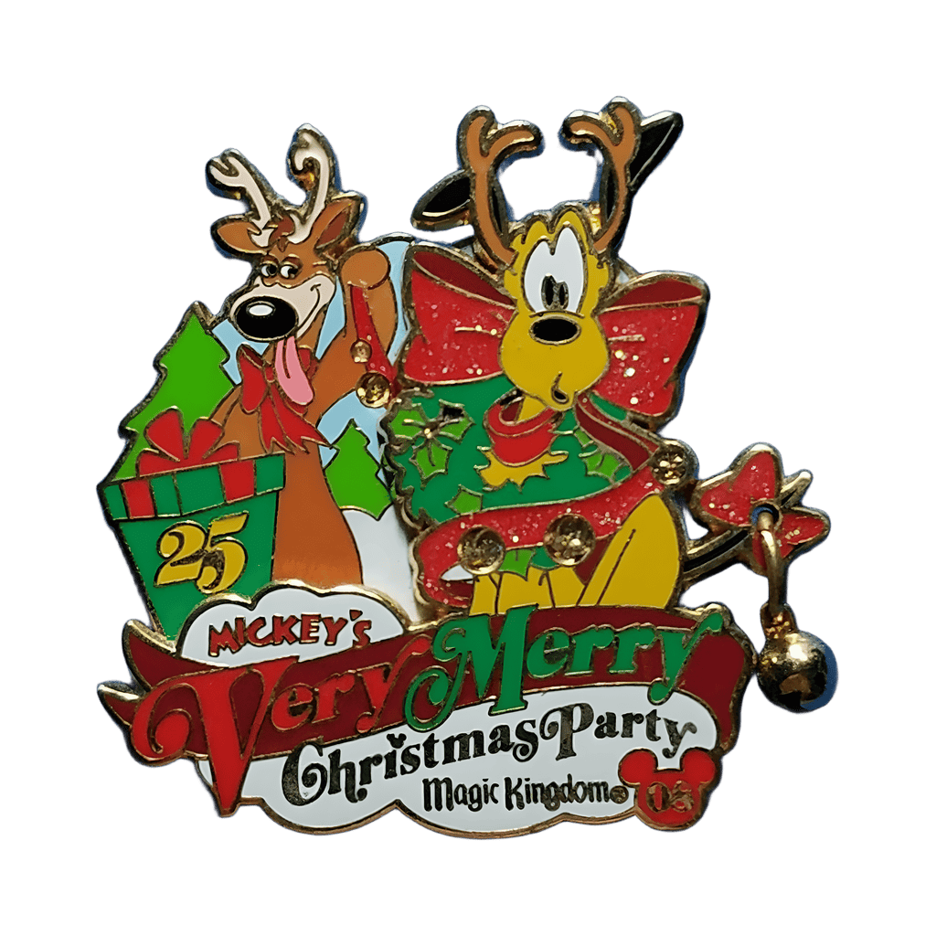 Pluto and Reindeer Disney pin