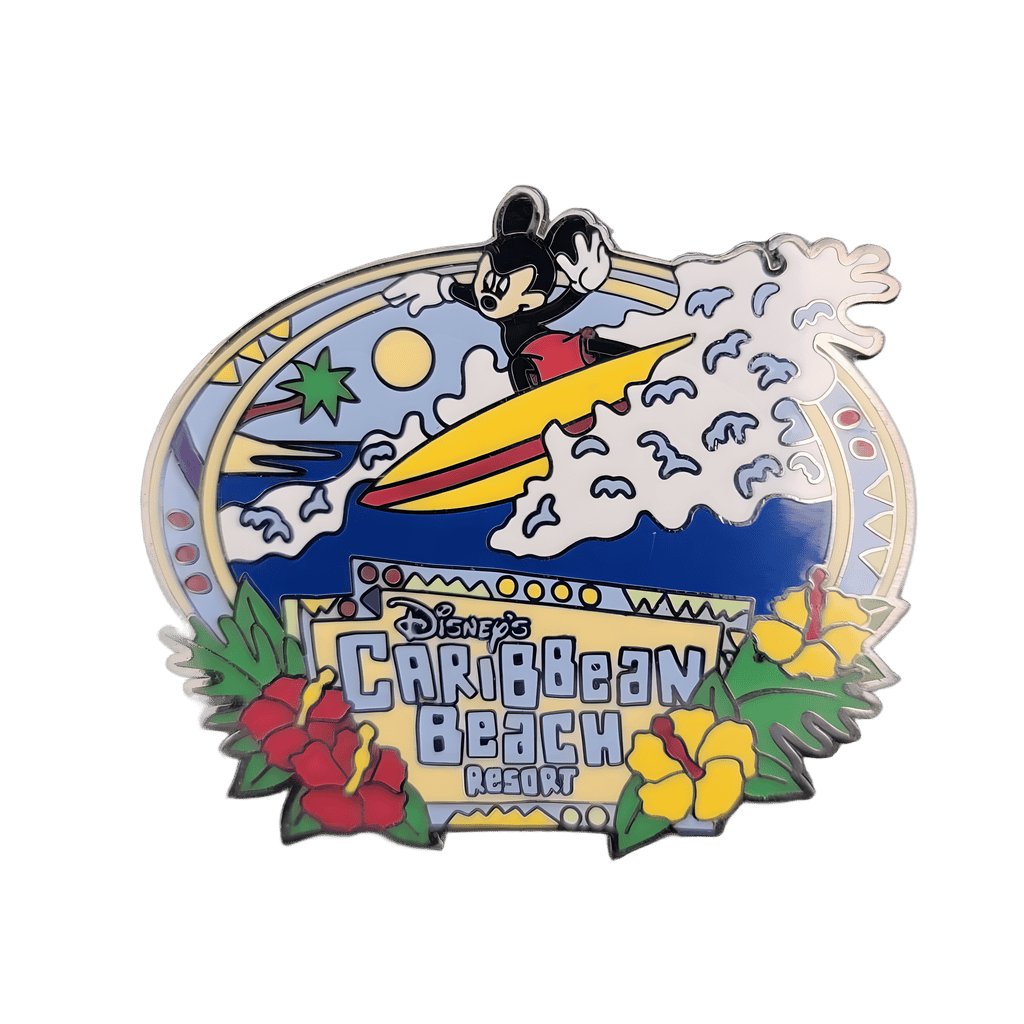 Mickey Surfing Disney pin