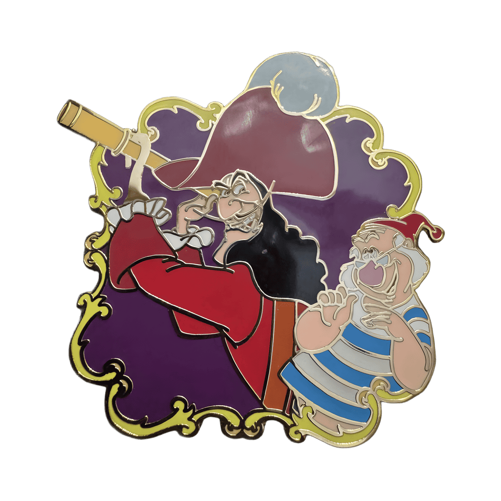 Captain Hook and Mr Smee Disney pin