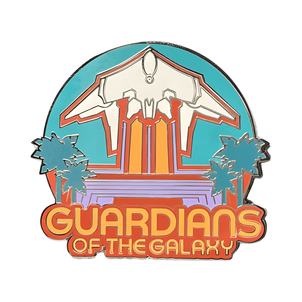 Retro Nova Corps Starblaster Ship Disney pin