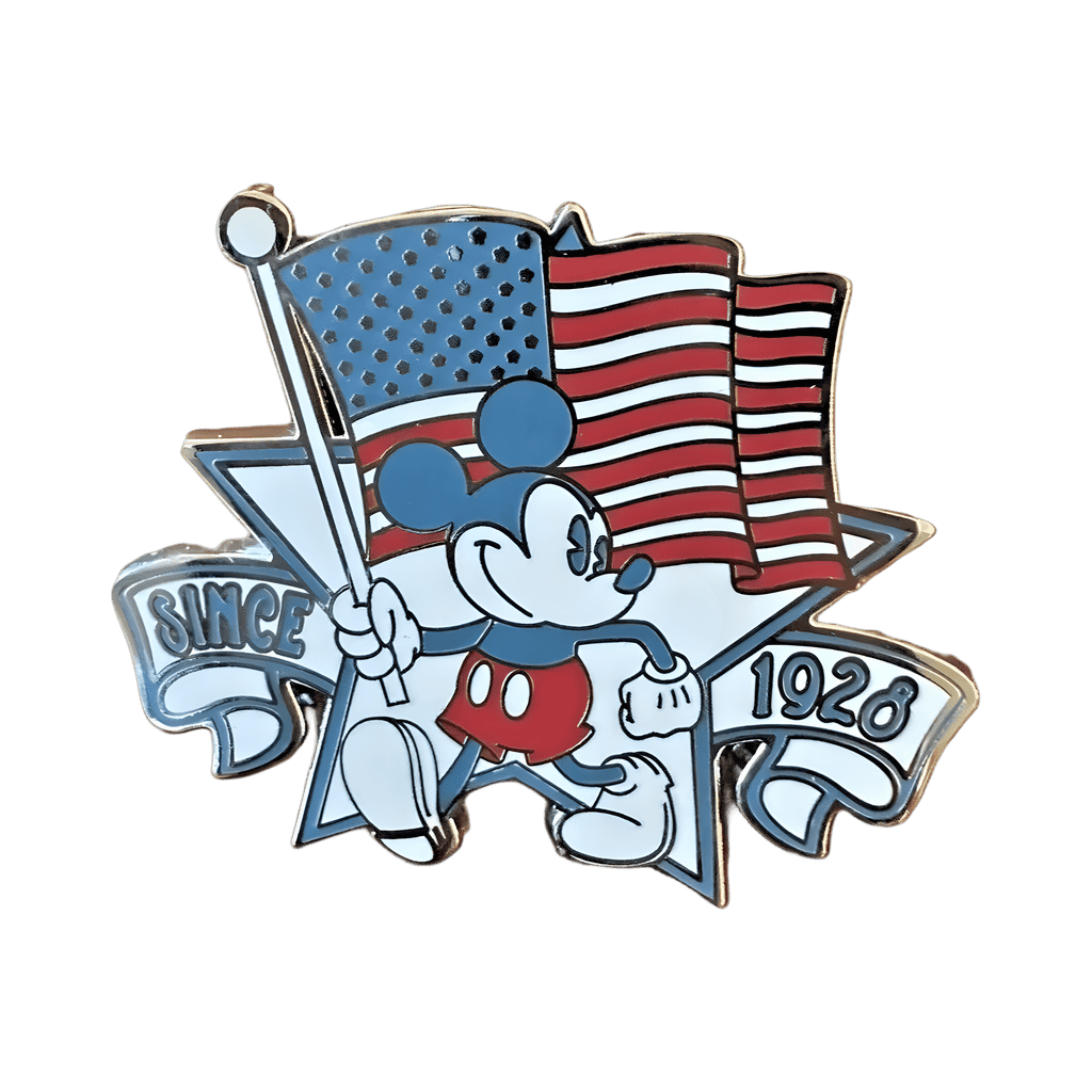 Americana - Flag - Since 1928 Disney pin