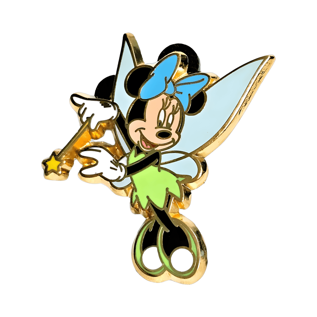 Minnie as Tinker Bell with a Magic Wand Disney pin