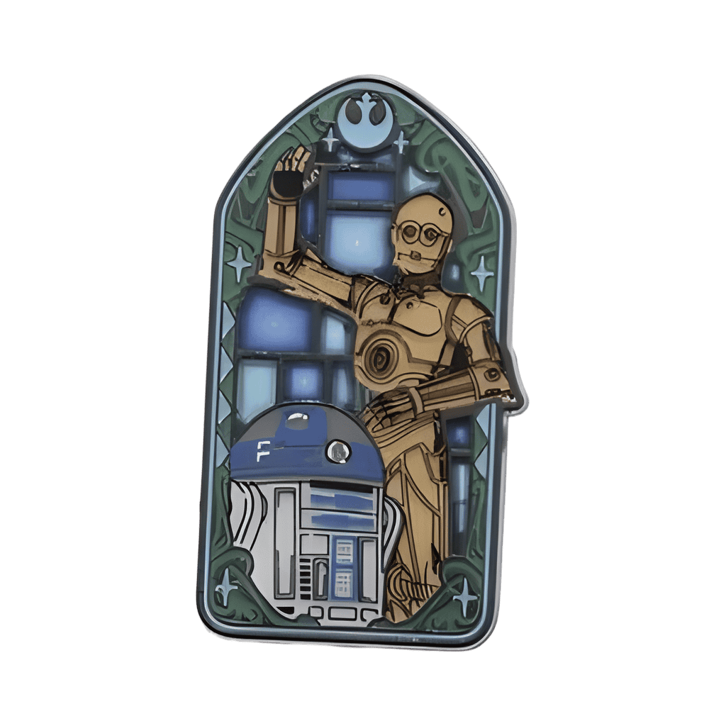 C-3PO and R2-D2 Disney pin