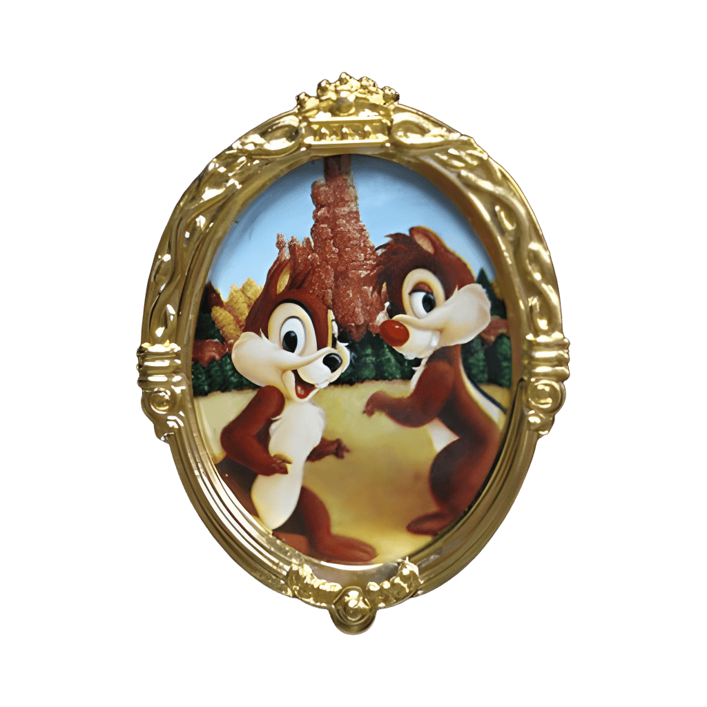 Chip and Dale at Big Thunder Mountain Disney pin