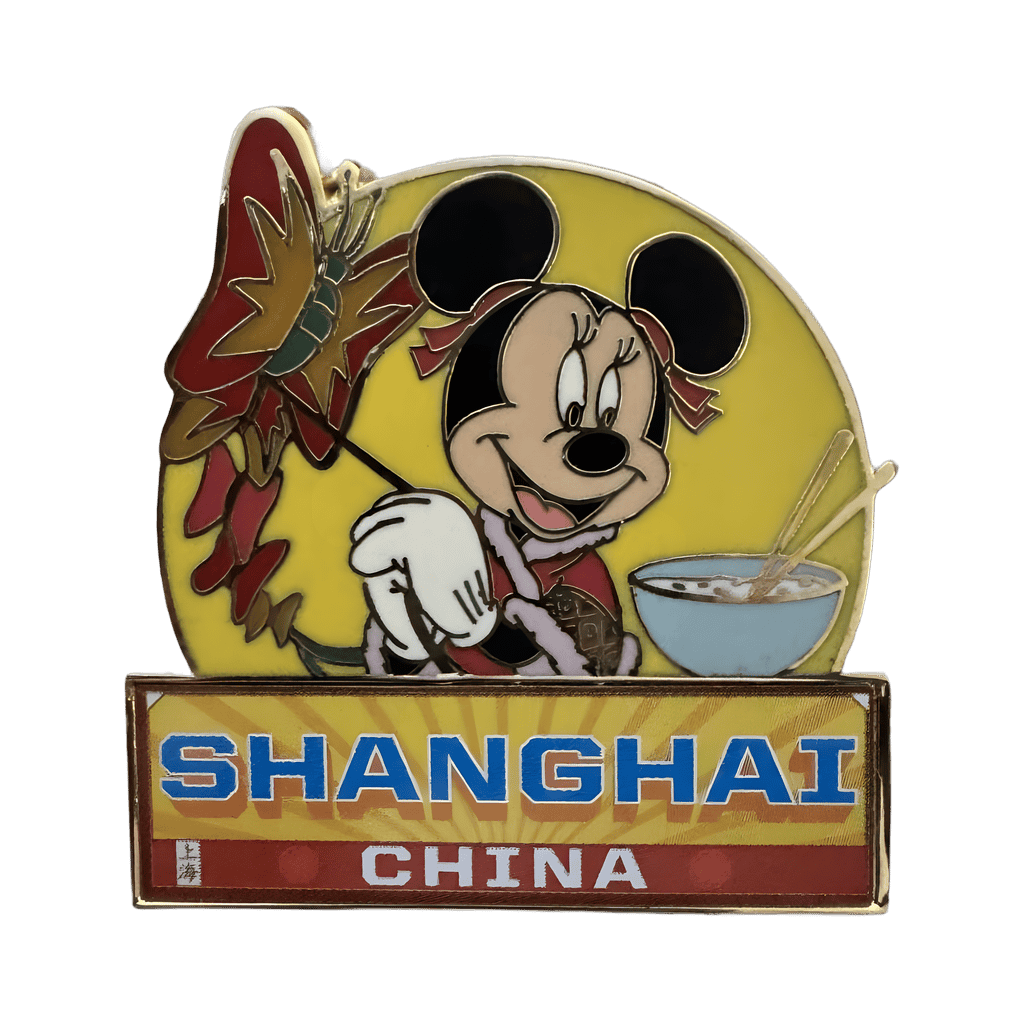 Minnie Mouse Shanghai, China Disney pin