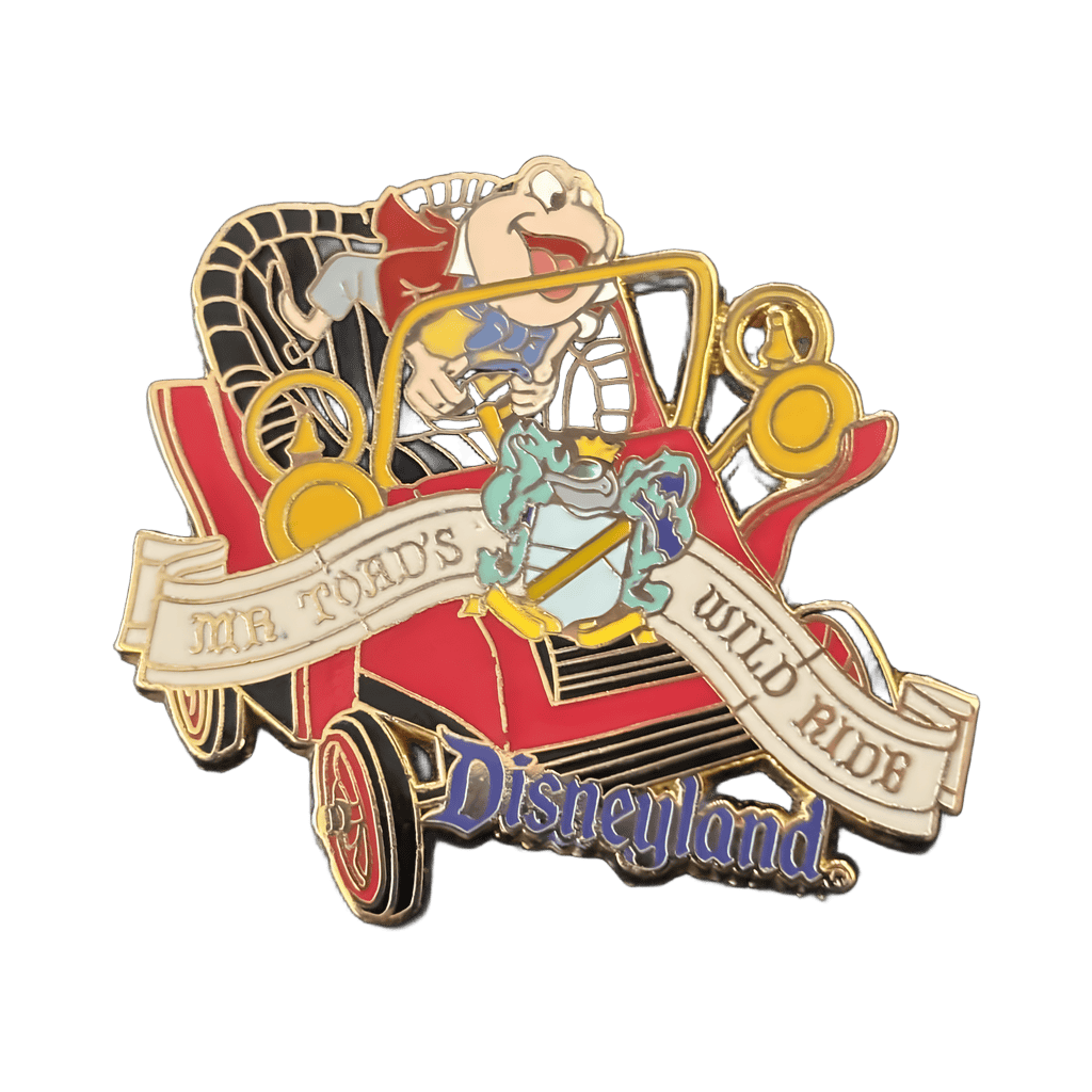 Toad’s Motorcar and Attraction Marquee Disney pin