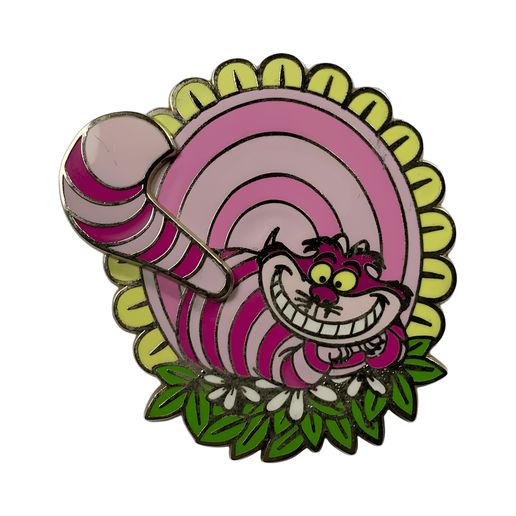 Cheshire Cat Tail Spinner Disney pin