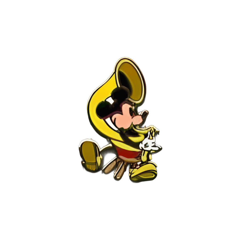 Mickey Mouse Playing Tuba Disney pin