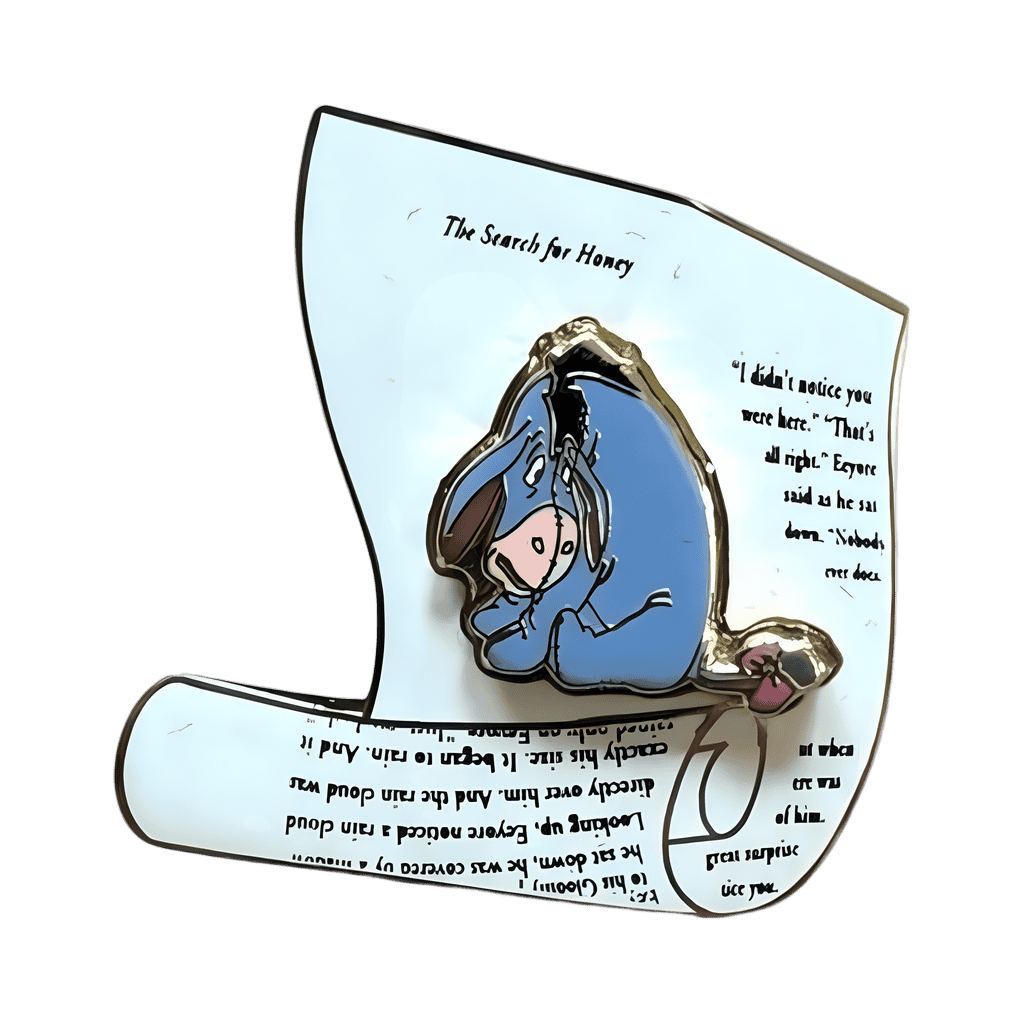 Eeyore Storybook Scroll Disney pin