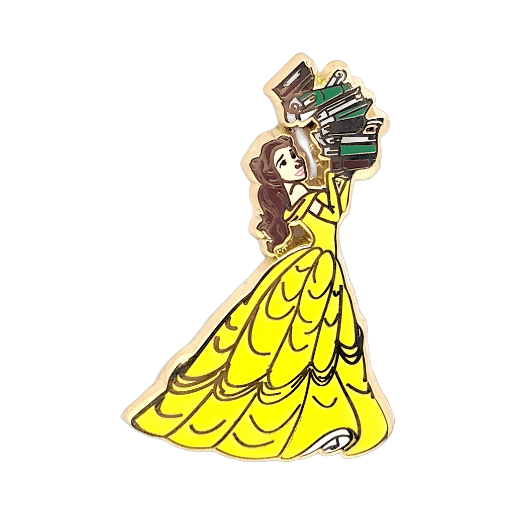 Belle with Books Disney pin