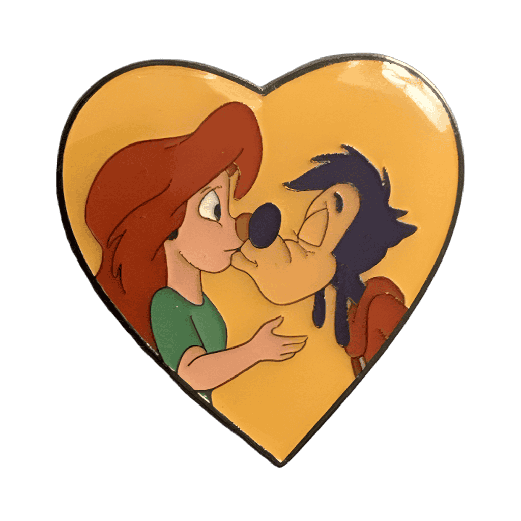 Max & Roxanne Heart Disney pin