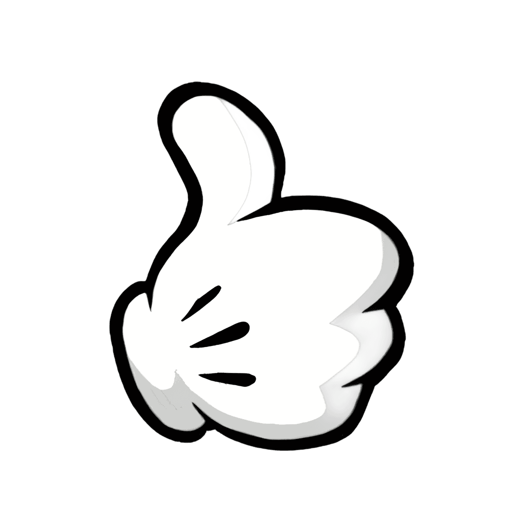 Mickey Mouse Glove Thumb Up Disney pin