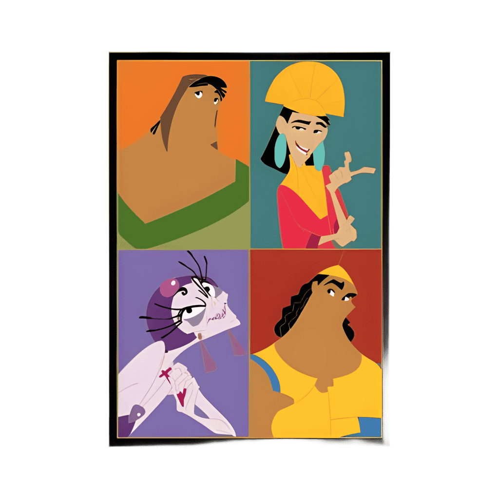 Emperor's New Groove Character Block Disney pin