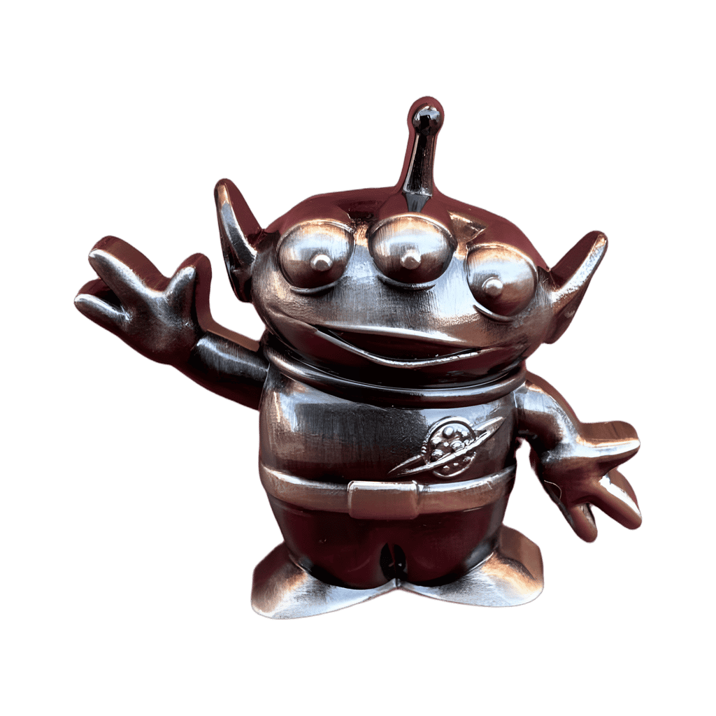 Little green alien pewter pin Disney pin