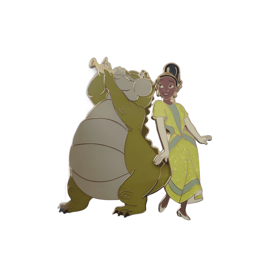 Tiana and Louis Disney pin