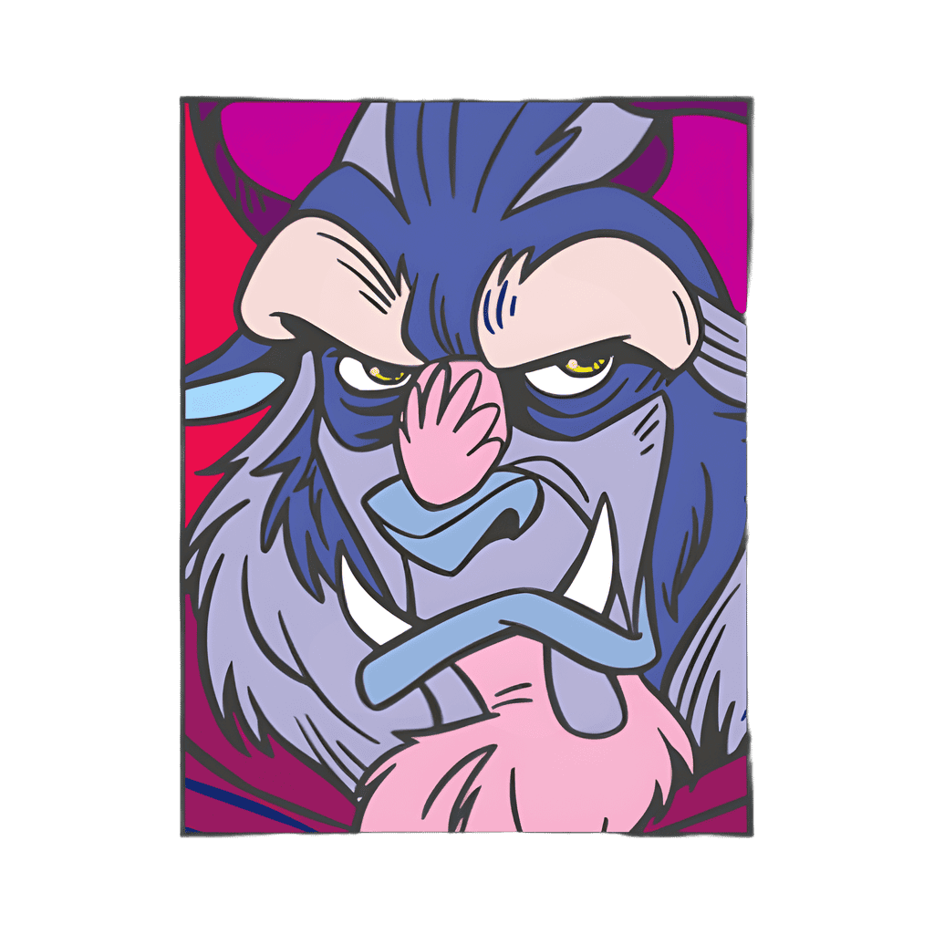 Beast Square 3 Disney pin