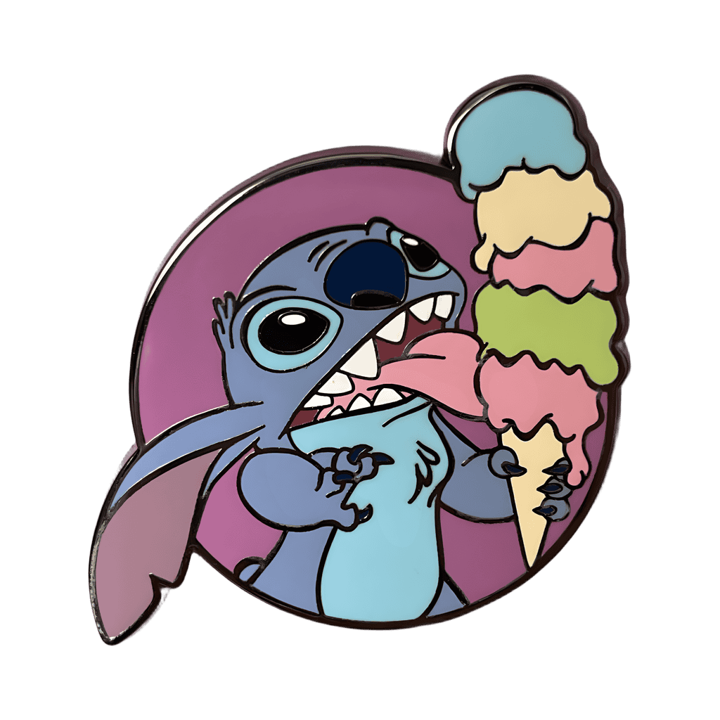 Stitch with 5-Scoop Ice Cream Cone Disney pin