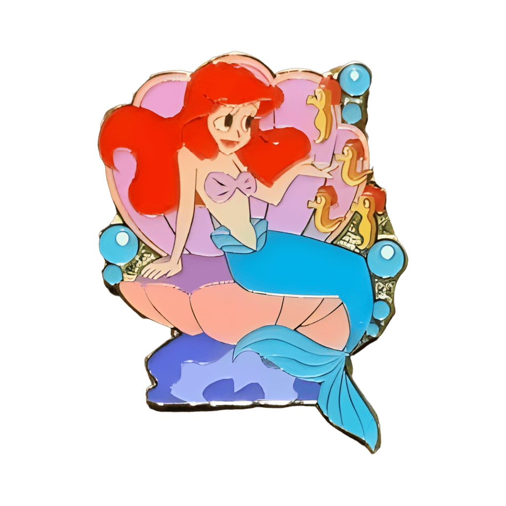 Mermaid Lagoon Theater - Ariel in Seashell Disney pin