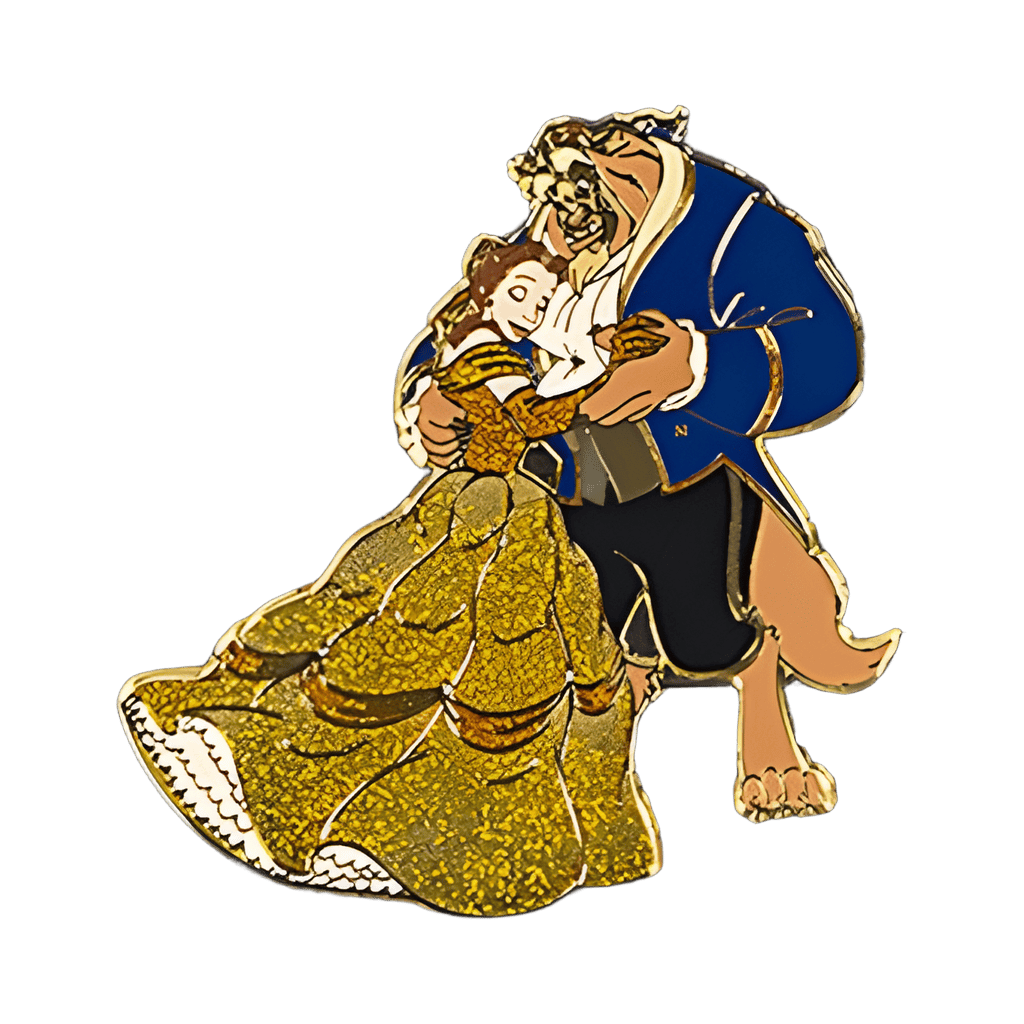 Belle and Beast Dancing Disney pin