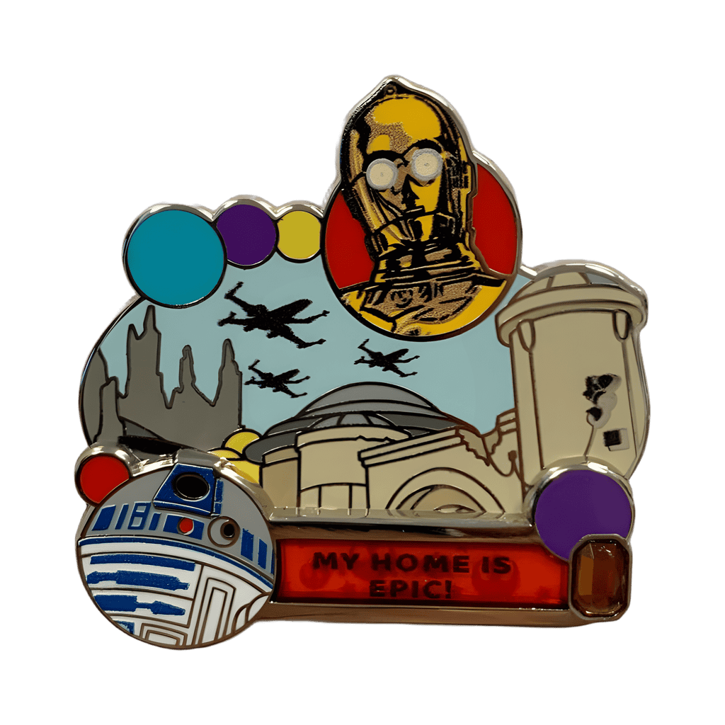 My Home is Epic! (R2-D2 and C-3PO) Disney pin