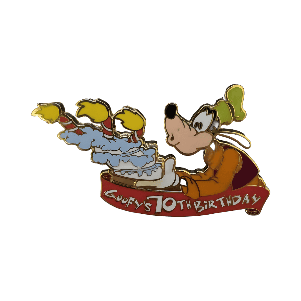 Goofy's 70th Birthday Disney pin